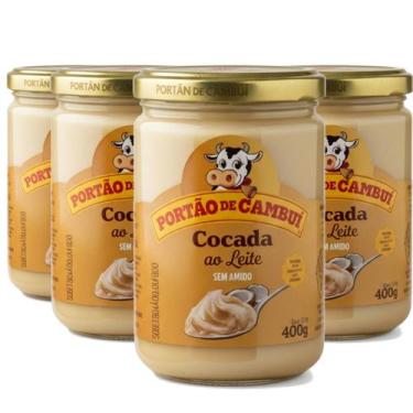 Imagem de Kit c/ 4und Cocada ao Leite Portão do Cambui 400g - Portão Do Cambuí