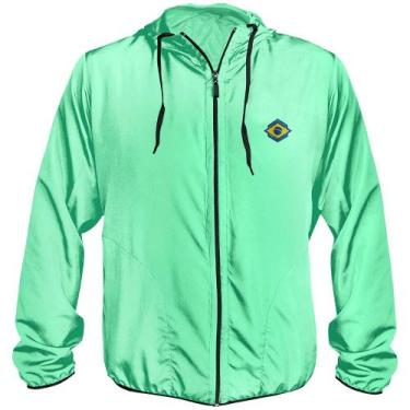 Imagem de Jaqueta Corta Vento Masculino Acqua WSS Brasil, Verde, P