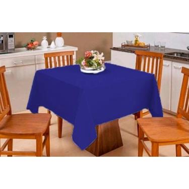 Imagem de Kit 10 Toalha de Mesa 1,50 x 1,00 Quadrada Tecido Oxford Grosso - Poli