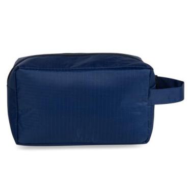 Imagem de Bolsa Necessaire Pink Holográfica Maker, Azul