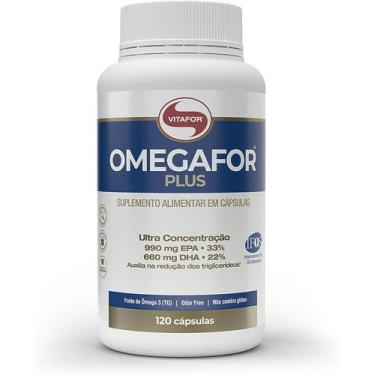 Imagem de Suplemento Alimentar Omegafor Plus 120 Capsulas 1000mg Ômega - Vitafor