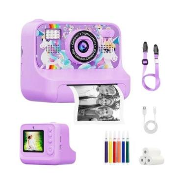 Imagem de Câmera Digital Infantil Com Lente Dupla 4000W 24 Polegadas 16X Zoom Im