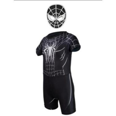 Imagem de Fantasia Roupa Infantil Venom Com Máscara De E.v.a - SGB MODAS, Tradic
