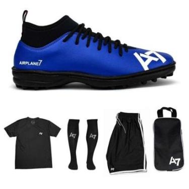 Imagem de Chuteira Botinha Society + Camiseta + Short + Meião + Porta Chuteira-Masculino