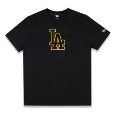 Imagem de CAMISETA NEW ERA LIFESTYLE LOS ANGELES DODGERS MLB PRETO-Masculino