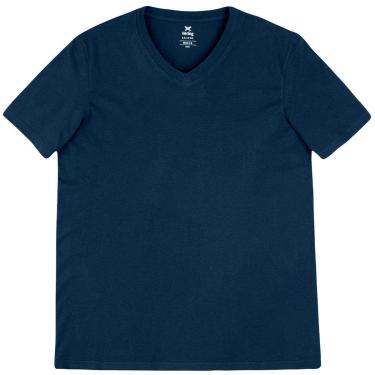 Imagem de Camiseta Hering Básica Manga Curtas Com Decote V Masculina-Masculino
