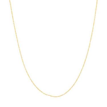 Imagem de Gargantilha Rommanel Fio Torcido Diamantado - 530444 Cor:Dourado, Dour