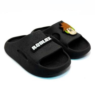 Imagem de Chinelo Slide Nuvem Menino Gamer Roblo Jogo Confortável Macio Anatômic