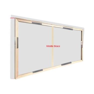 Imagem de Moldura De Madeira Natural 25x35 30x40cm Para Pintura Em Tela, Pôster 