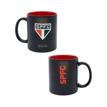 Imagem de Caneca Mágica São Paulo Zona Criativa Futebol Torcida Tricolor Porcela