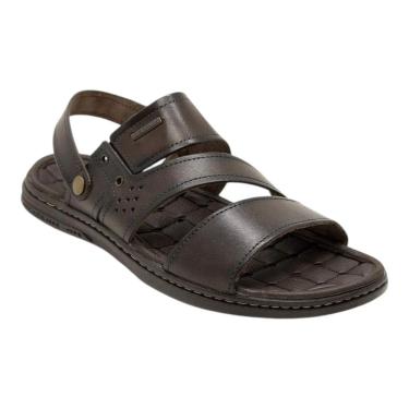 Imagem de Sandália Pegada Masculina 131224 Couro Confortável Leve