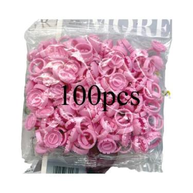 Imagem de 100 Peças De Copos Descartáveis Para Cola De Cílios, Suporte Em Format