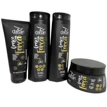 Imagem de Kit Dalsan Tratamento Cabelo Cresce Com Força