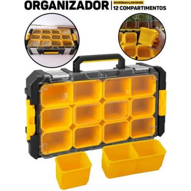 Imagem de Caixa Organizadora Vonder OPV 700 Plástico Reforçado P/ Ferramentas Ac