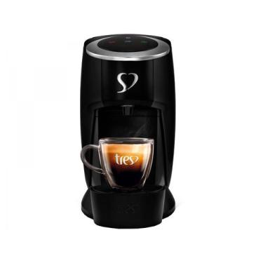 Imagem de Cafeteira Espresso Touch Preta Automática - TRES 3 Corações - TRES  3 