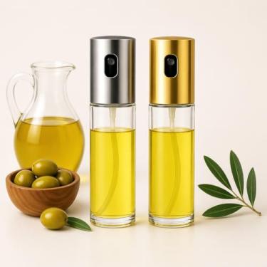 Imagem de Borrifador de Óleo e Azeite para Airfryer – Spray de Cozinha Multiuso para Grelhar, Assar e Temperar Saladas - Kit com Duas Unidades