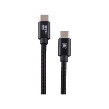 Imagem de Cabo Tipo C 1,5m Easy Mobile - CBTCUS315PR, Preto