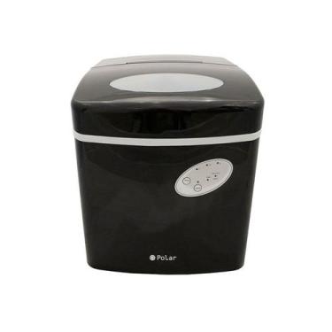 Imagem de Máquina De Gelo Polar - Ice Maker - Preta - 28kg dia, 220V