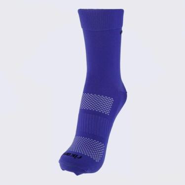 Imagem de Meia Rikam Performance Biker Colors Azul, 39-43