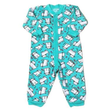 Imagem de Macacão Bebê em Moletom Pelúciado Feminino Longo Kyly - Kyly , Verde, 