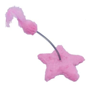 Imagem de Brinquedo São Pet Estrela para Gato, Rosa