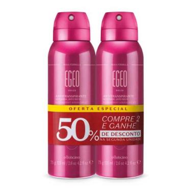 Imagem de Kit Desodorante Antitranspirante Aerossol Egeo Dolce 2x75g/125ml - Bot