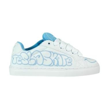 Imagem de Tenis Tesla Hertz Art White Blue, Branco, 39