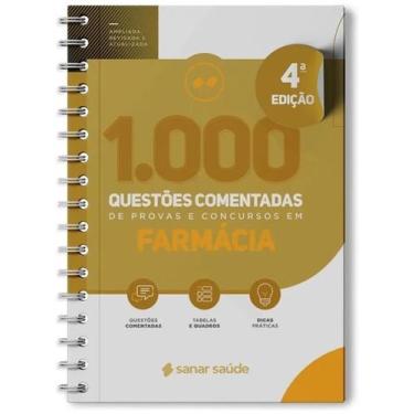 Imagem de 1.000 Questões Comentadas de Provas e Concursos em Farmácia - Sanar - 