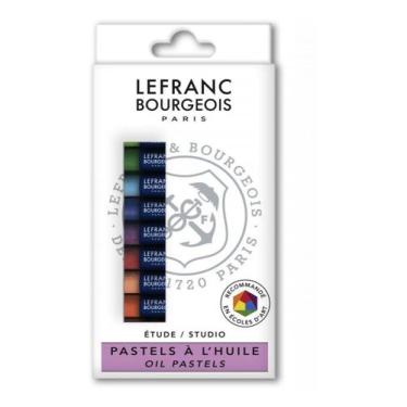 Imagem de Giz Pastel Oleoso 12 Cores Lefranc & Bourgeois