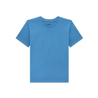 Imagem de Camiseta Infantil Menino Azul Onda Marinha, 2