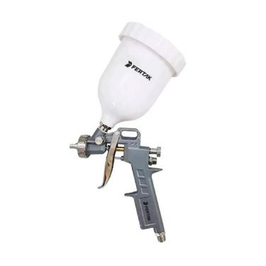 Imagem de Pistola de Pintura Hvlp 6610 de Alumínio 600ml com 3 Bicos Jato Redondo Horizontal e Ve...