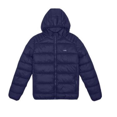 Imagem de Jaqueta Menino Puffer Nylon com Capuz Fico Ref. 48980, Azul marinho, 1