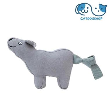 Imagem de Brinquedo Cães Pelúcia Tutelo Urso Cinza