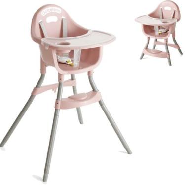 Imagem de Cadeirinha de Alimentação para bebe Galzerano Gaia 2 em 1 Rose