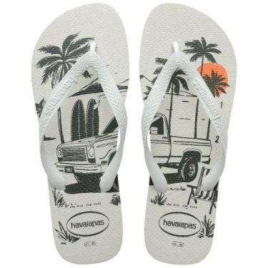 Imagem de Havaianas aloha branco/verde olive 41/2, 47-48