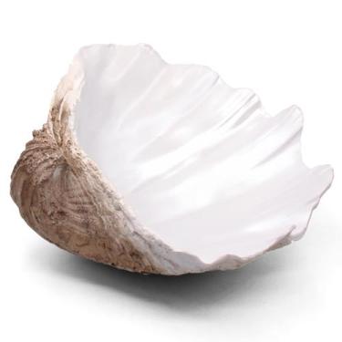 Imagem de Taça decorativa Accessoryway Extra Large Clam Shell 32x26x11 cm