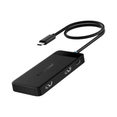 Imagem de Hub USB-C De 10 Portas Com Estação De Acoplamento, HDMI Duplo 4K, VGA,