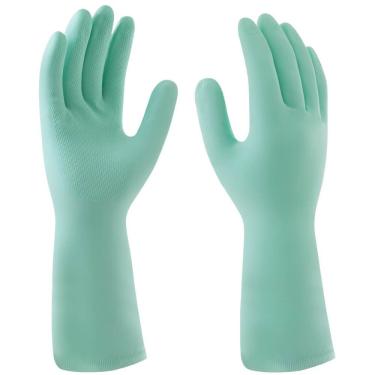 Imagem de Luva de Segurança Safetex Pro 250 Látex Forrada Antiderrapante Tamanho P Verde Mucambo
