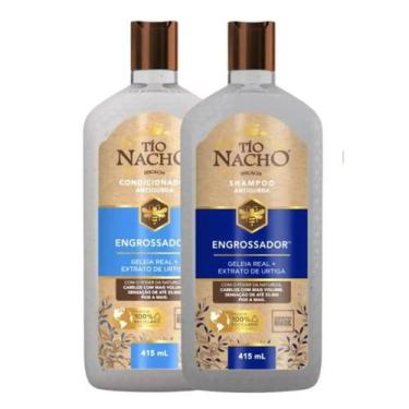 Imagem de Kit Shampoo e Condicionador Cabelos Ralos - Tio Nacho - Genomma
