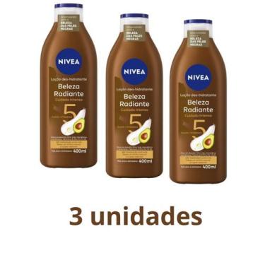 Imagem de Loção Hidratante Nivea Beleza Radiante Intenso KIT 3 x 400ml