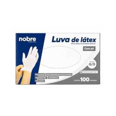 Imagem de Luva latex c/po G - protecao contra agentes quim. c/100unid LLCPAQ CA 