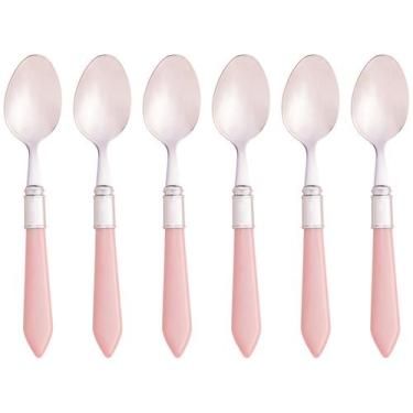 Imagem de Jogo de Colher de Inox Lyor Mother Pearl 6 Peças, Inox
