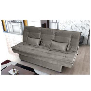 Imagem de Sofá Cama 3 lugares Casal premium reclinavel 1,80 larg Esmeralda Matri