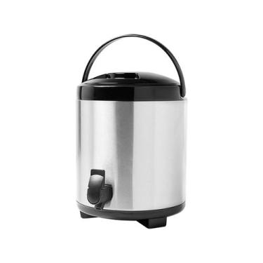 Imagem de Garrafa Térmica Com Torneira 7,2 L Preto Brinox, 7,2L, Inox e Preto