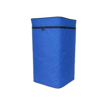 Imagem de Bolsa De Compras Saco Capa Para Carrinho De Feira Reforçado Cor:Azul R