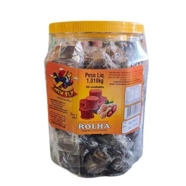 Imagem de Carula chocolate escuro 1,01 kg com 50 un new fly