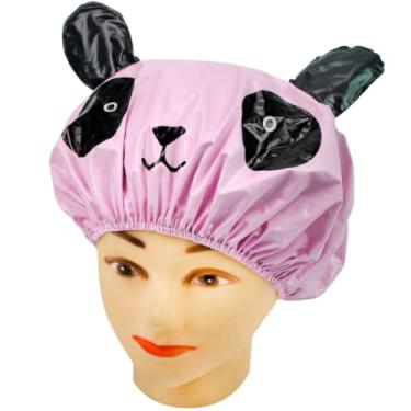 Imagem de Touca em PVC Perfumado Rosa Modelo Infantil para Banho