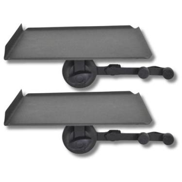Imagem de Kit 2 Bandeja Mesa Grande com Clamp para Pedestal Microfone C32 - ASK