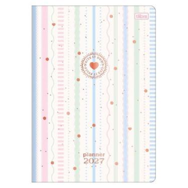 Imagem de Agenda Planner Soho 2027 Grampeado 20 Folhas Listras Vertical - Tilibr