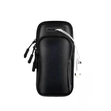 Imagem de Braçadeira Esportiva Pochete Bolsa De Braço Impermeável Alça Ajustável